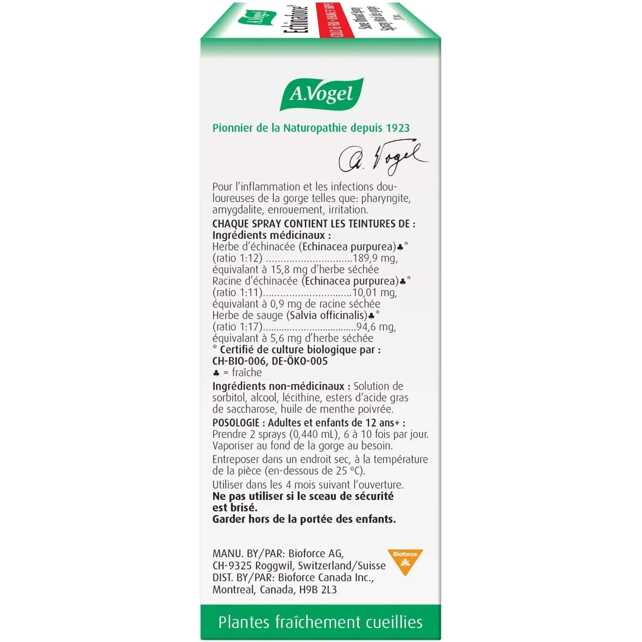 A. Vogel Echinaforce Sore Throat Spray, 30ml