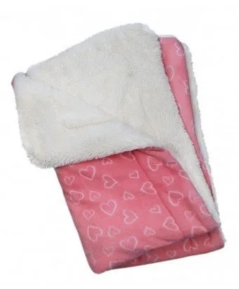 Blush of Hearts Fleece-Ultra-Plush Blanket