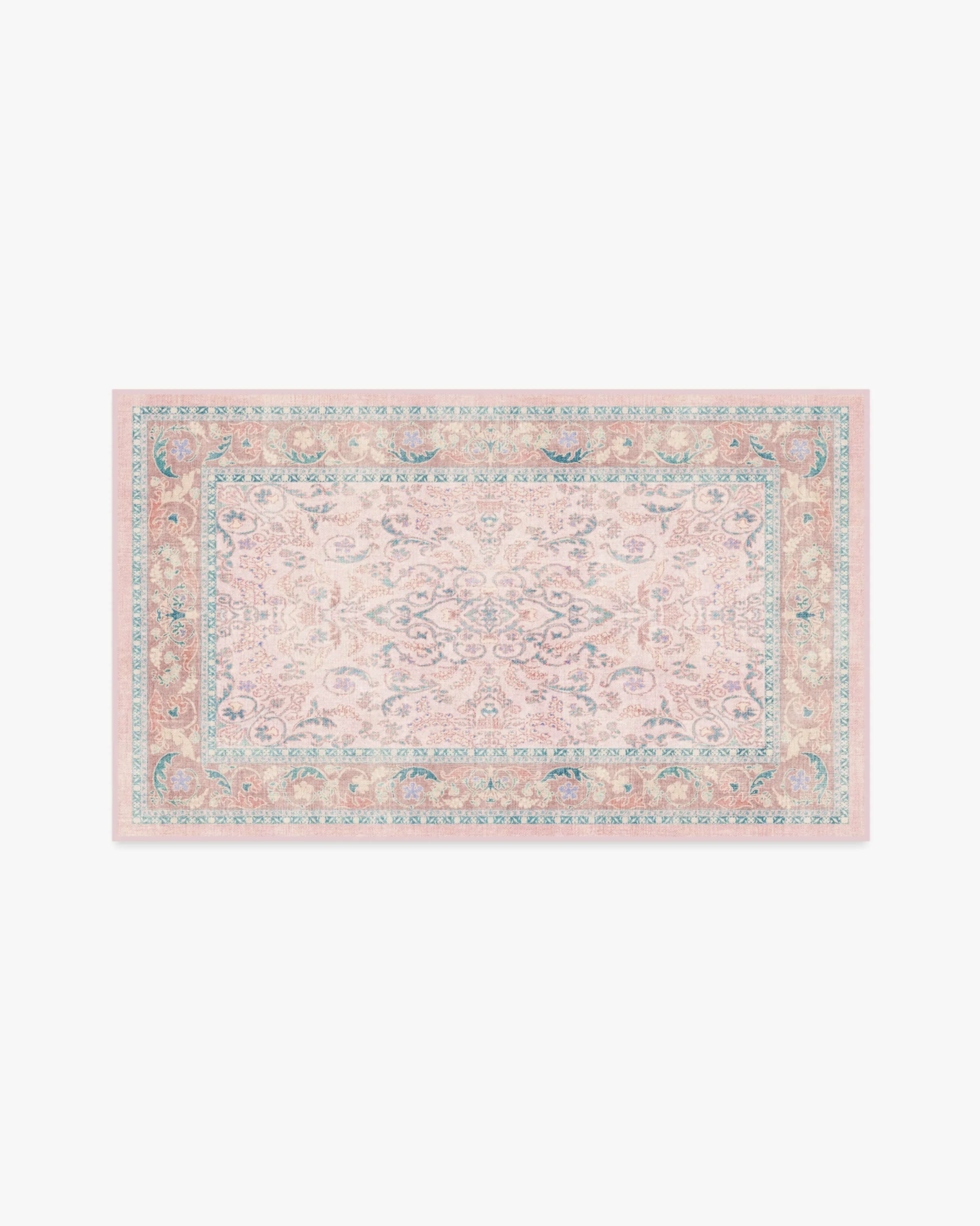 Bridgerton Fit For A Queen Soft Rose Rug