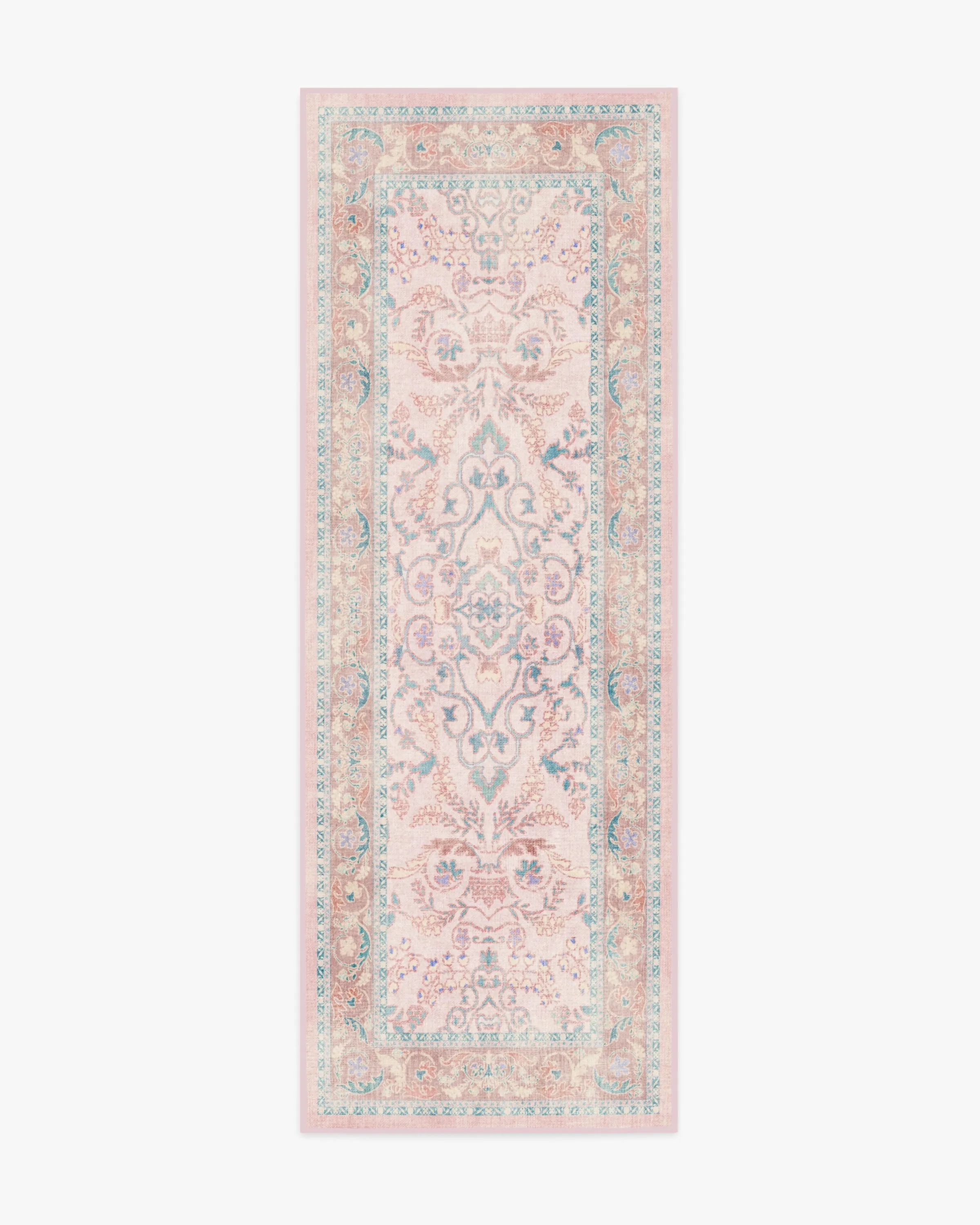 Bridgerton Fit For A Queen Soft Rose Rug