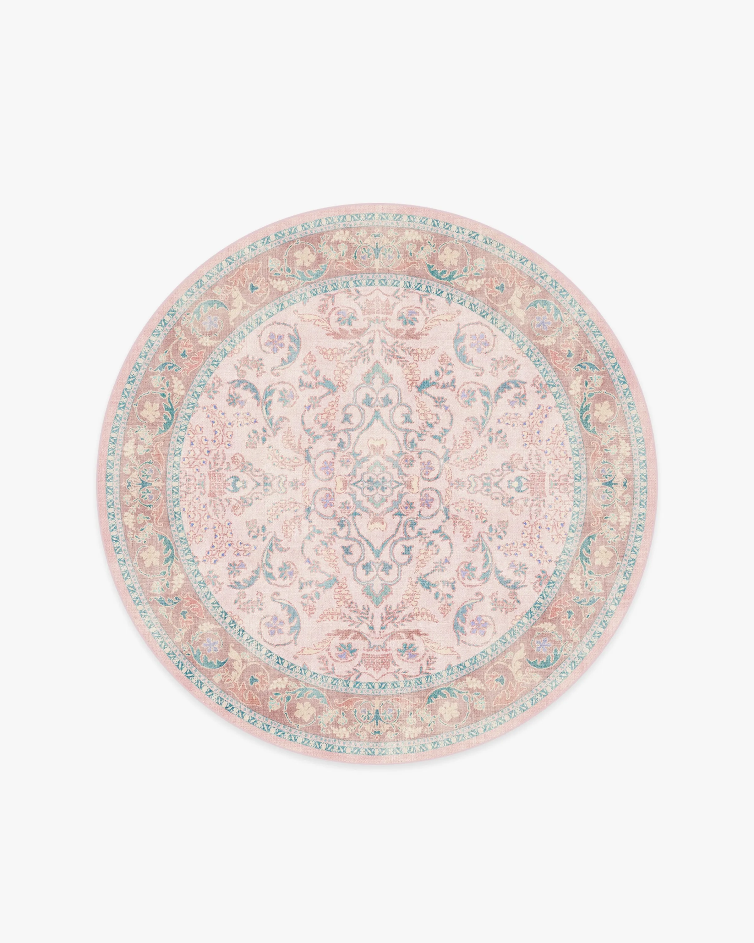 Bridgerton Fit For A Queen Soft Rose Rug