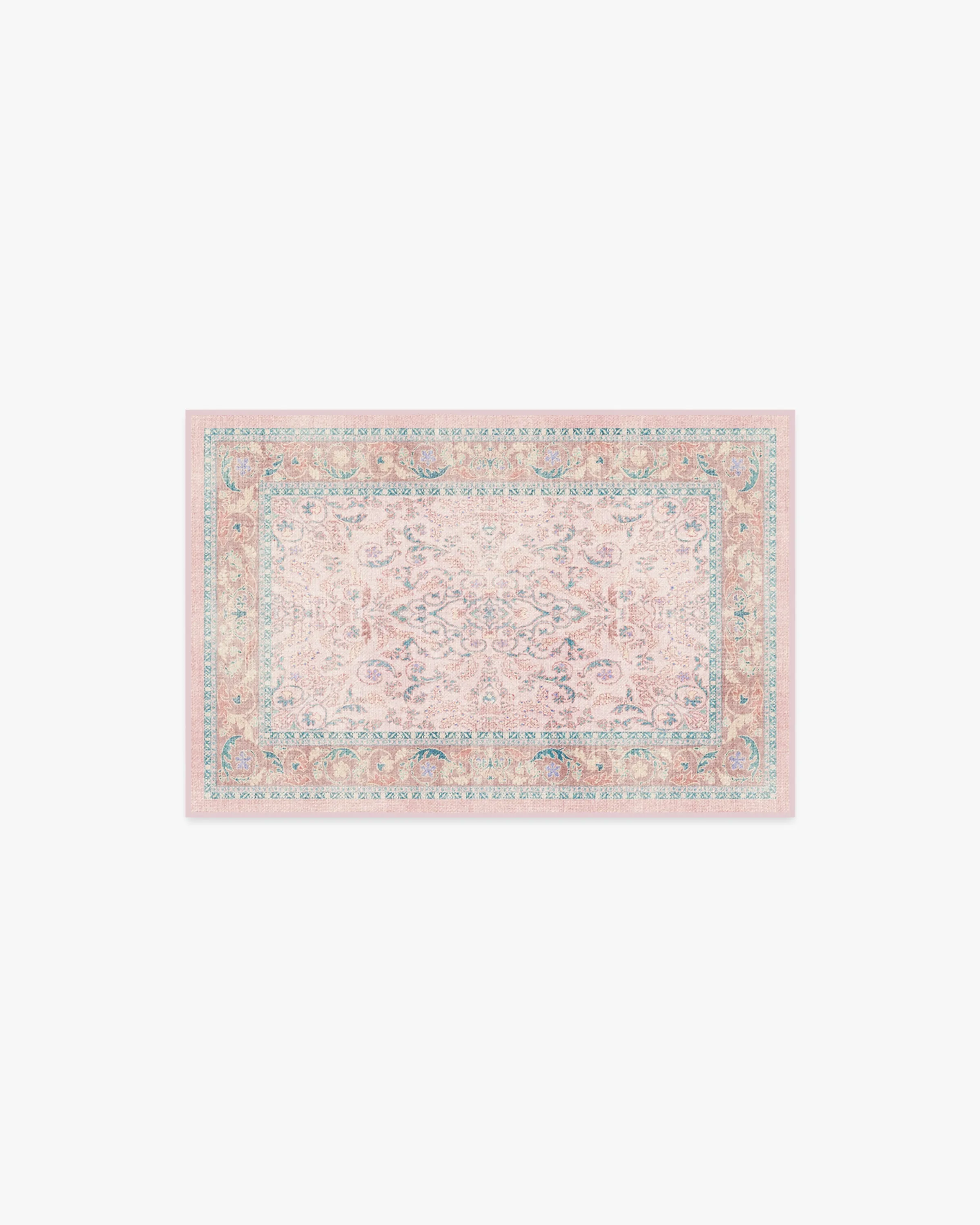 Bridgerton Fit For A Queen Soft Rose Rug