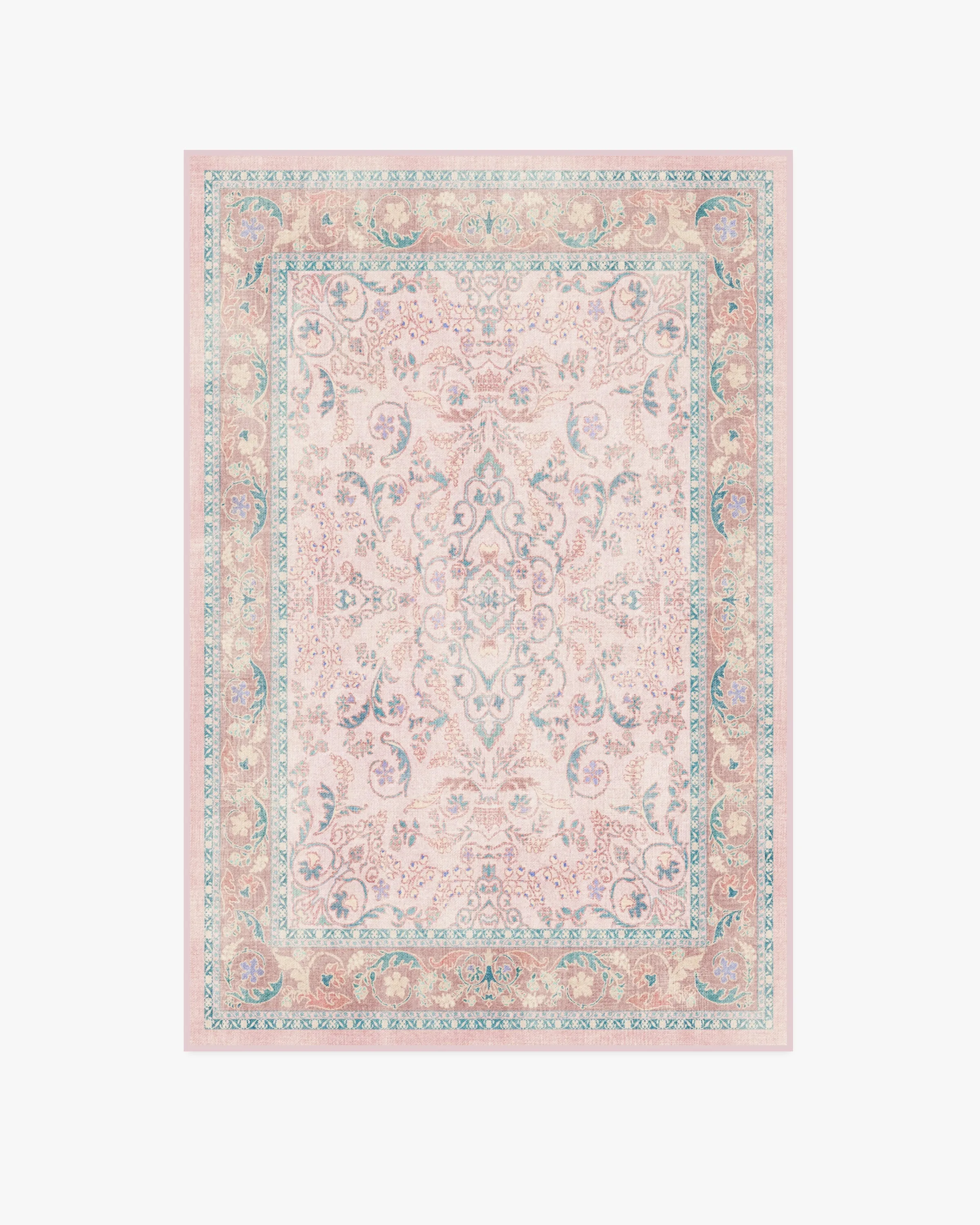 Bridgerton Fit For A Queen Soft Rose Rug