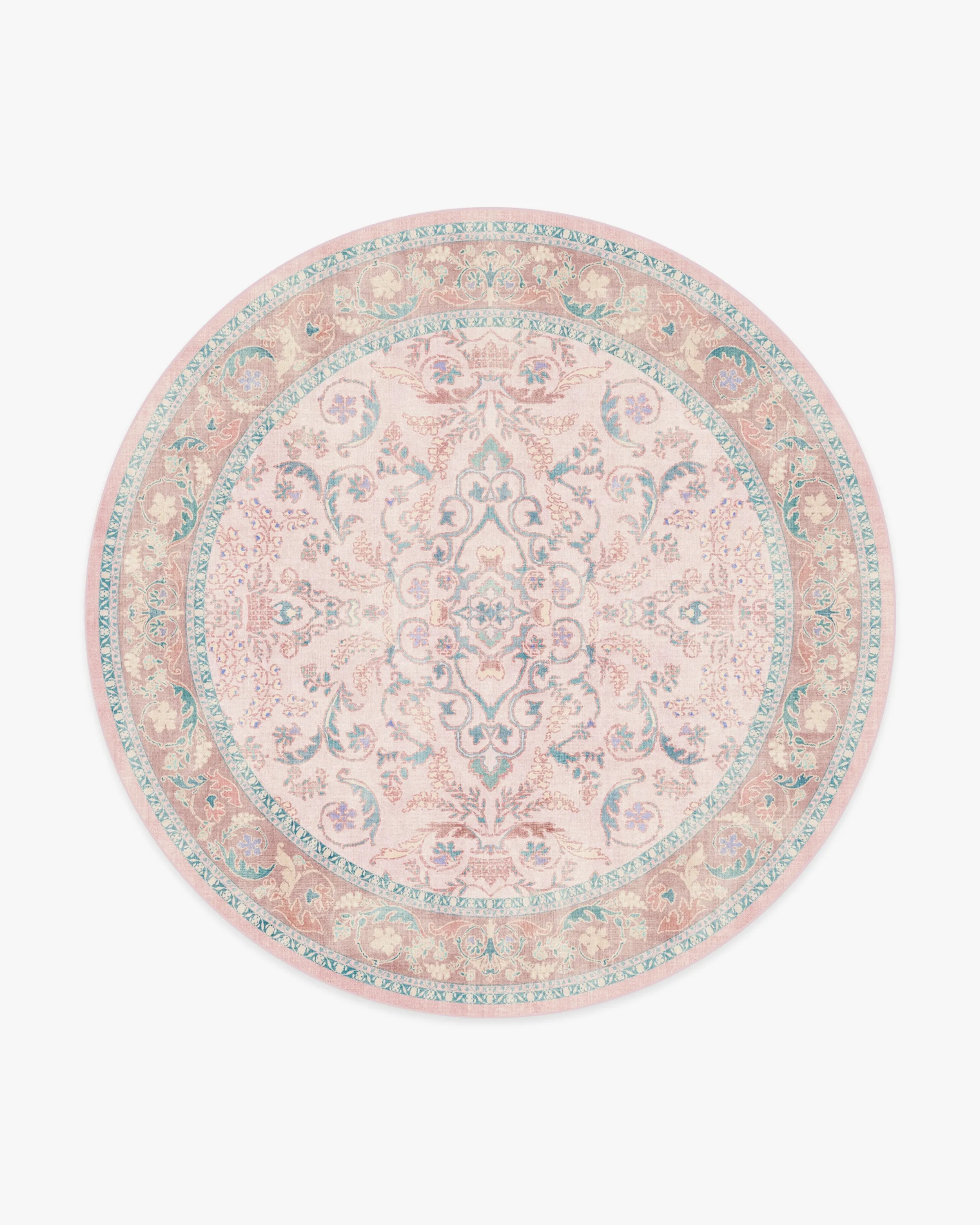 Bridgerton Fit For A Queen Soft Rose Rug