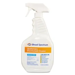 Broad Spectrum Quaternary Disinfectant Cleaner, 32Oz Spray Bottle