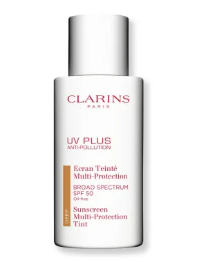 Clarins UV Plus Anti-Pollution Broad Spectrum SPF 50 Tinted Sunscreen 1.7 oz 50 ml Deep