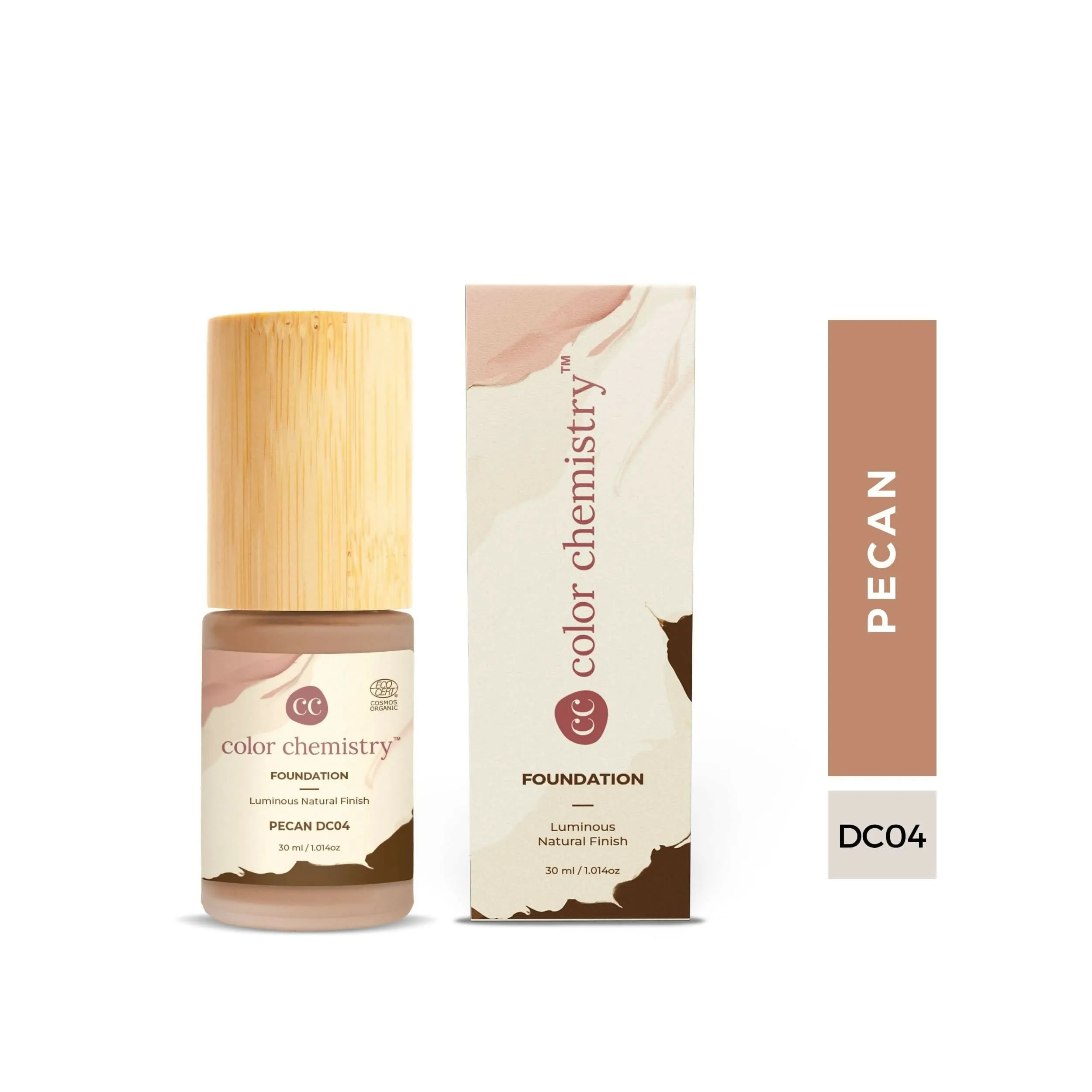 Color Chemistry Organic Foundation, 30 ml | Medium to High Coverage