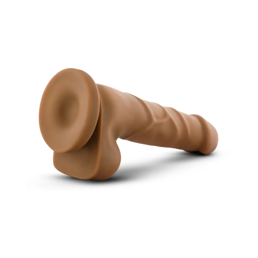 Dr. Skin Basic 7 Realistic 7.75 in. Dildo with Balls Tan