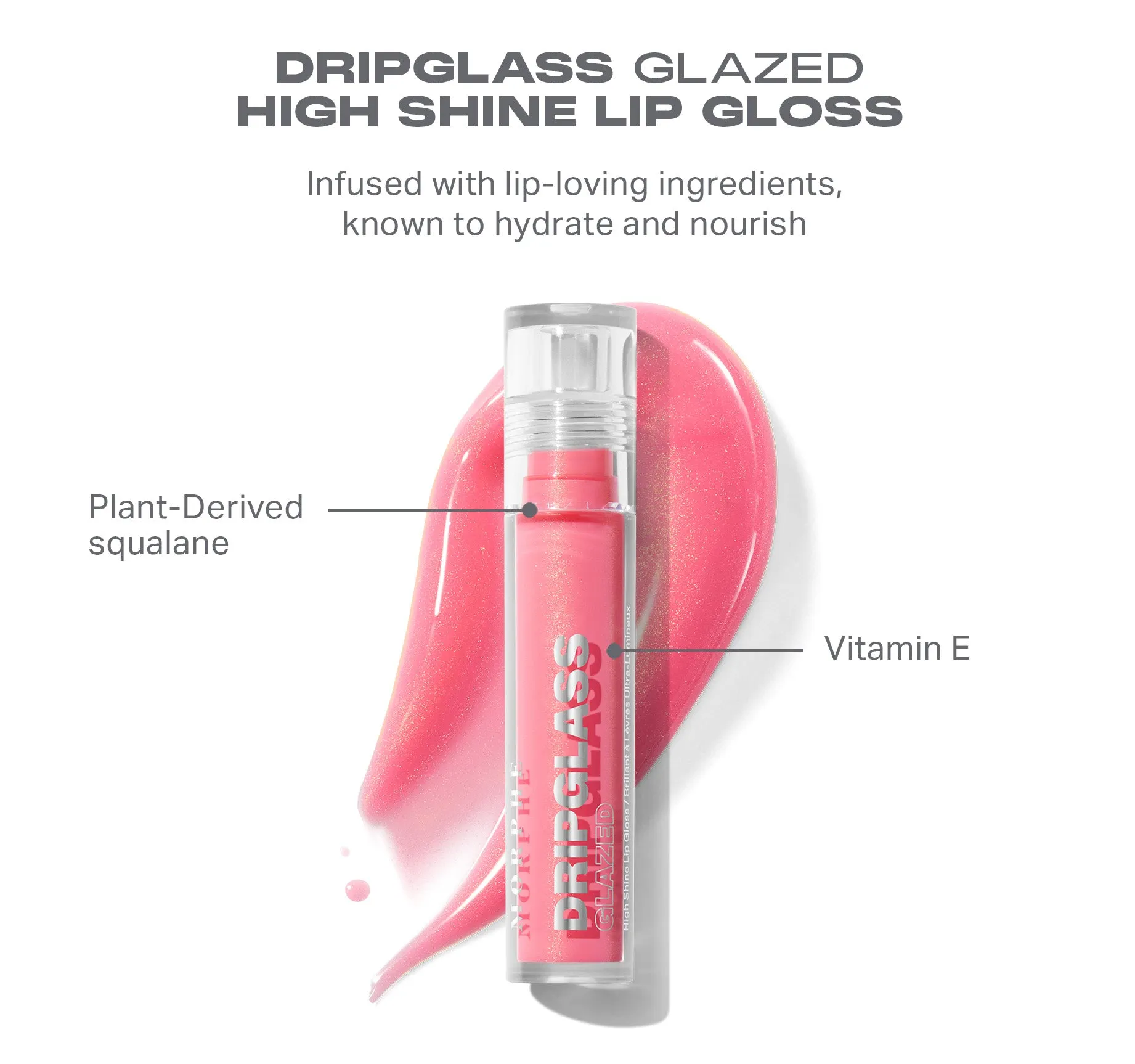 Dripglass Glazed High Shine Lip Gloss - Beige Beam