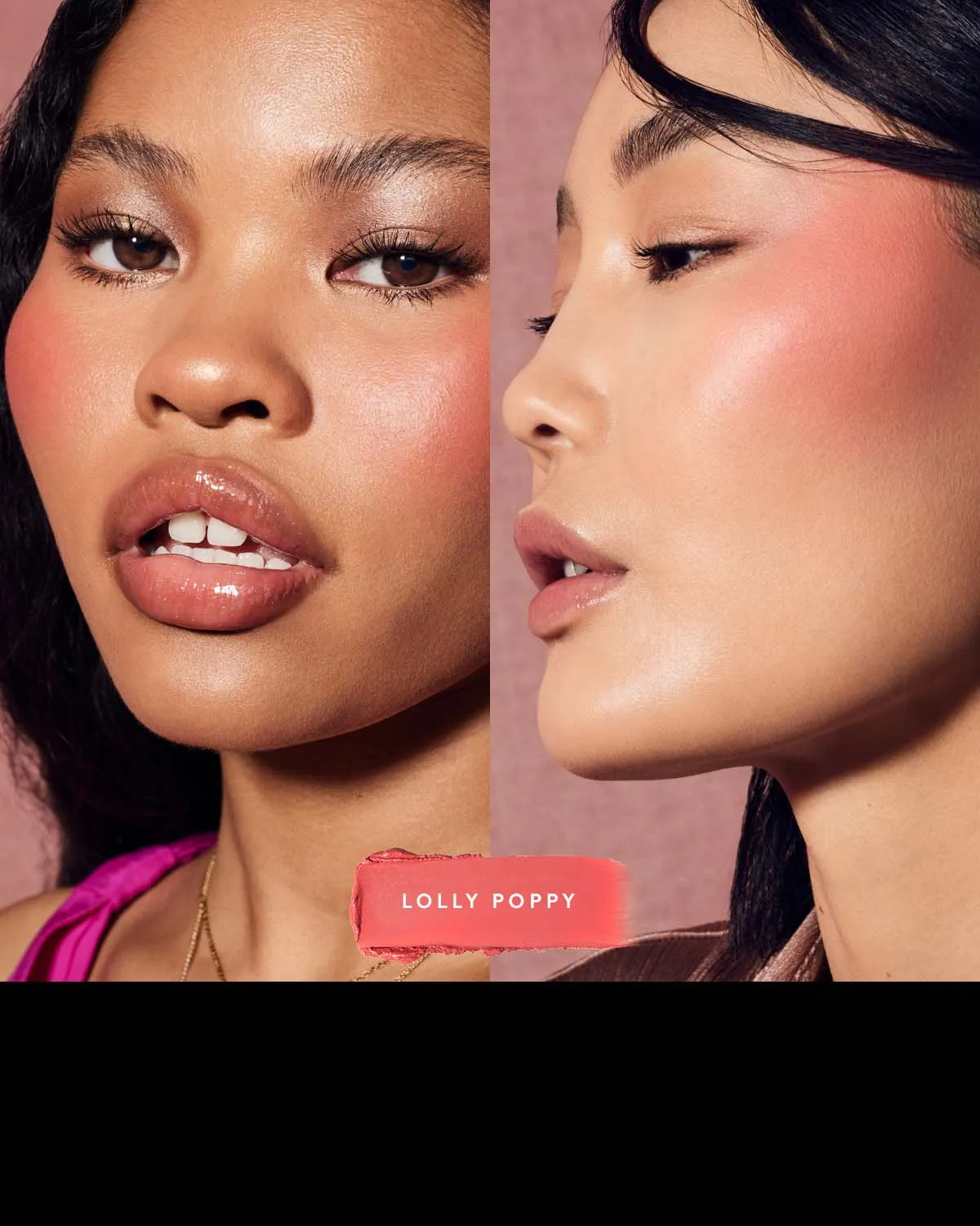 Fenty Cheeks Suede Powder Blush — Lolly Poppy