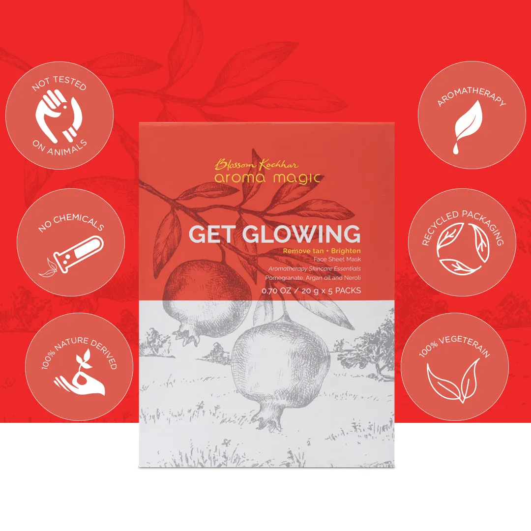 Get Glowing Face Sheet Mask For Glowing Skin