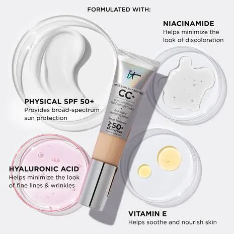 It Cosmetics Cc  Cream With Spf 50  (Light Medium)