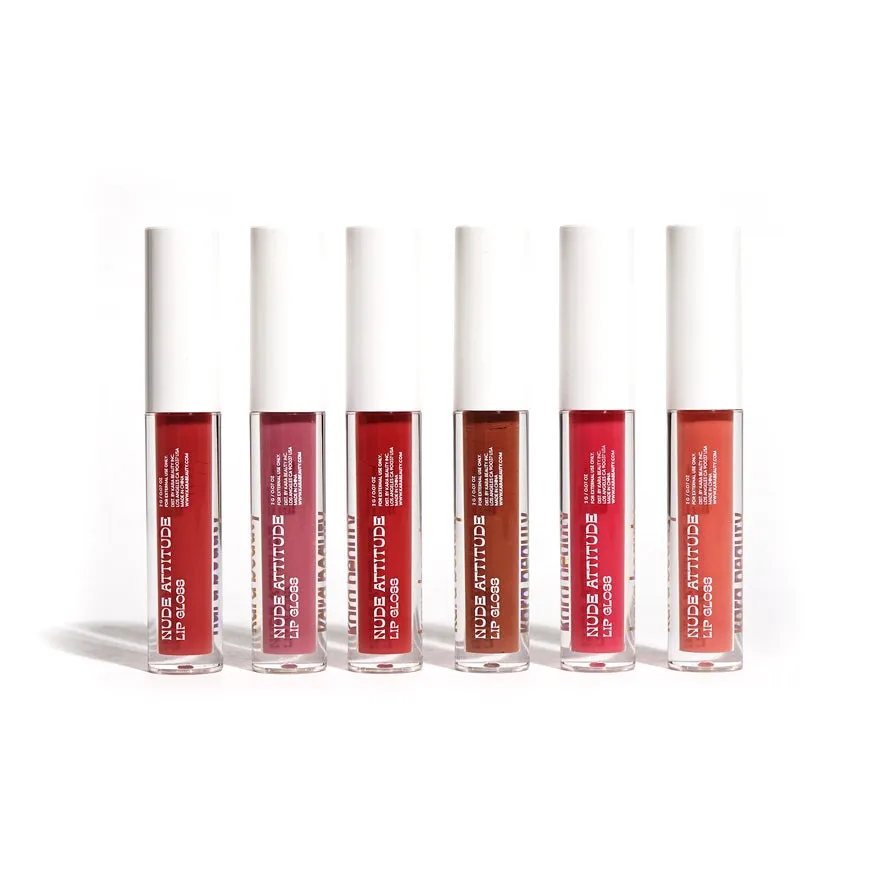 Kara NUDE ATTITUDE 6 Piece Lip Gloss Set