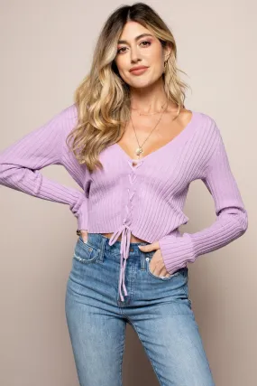 Lilianna sweater in Purple