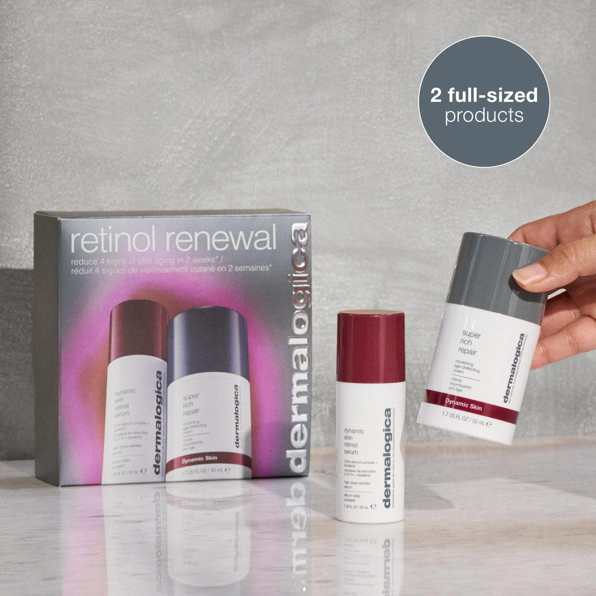 retinol   renewal set (2 full-size)