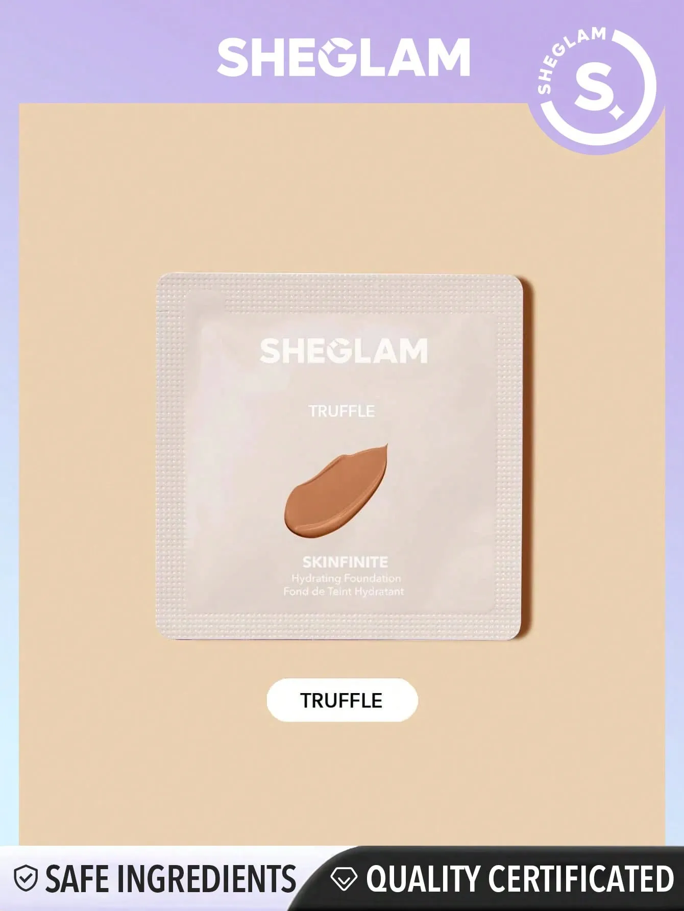 SHEGLAM Skinfinite Hydrating Foundation Sample Fair Flawless Dewy Foundation Hydrating Coverage Invisible Pore Concealer Poreless Non Greasy Lightweight Natural Soft Liquid Foundation