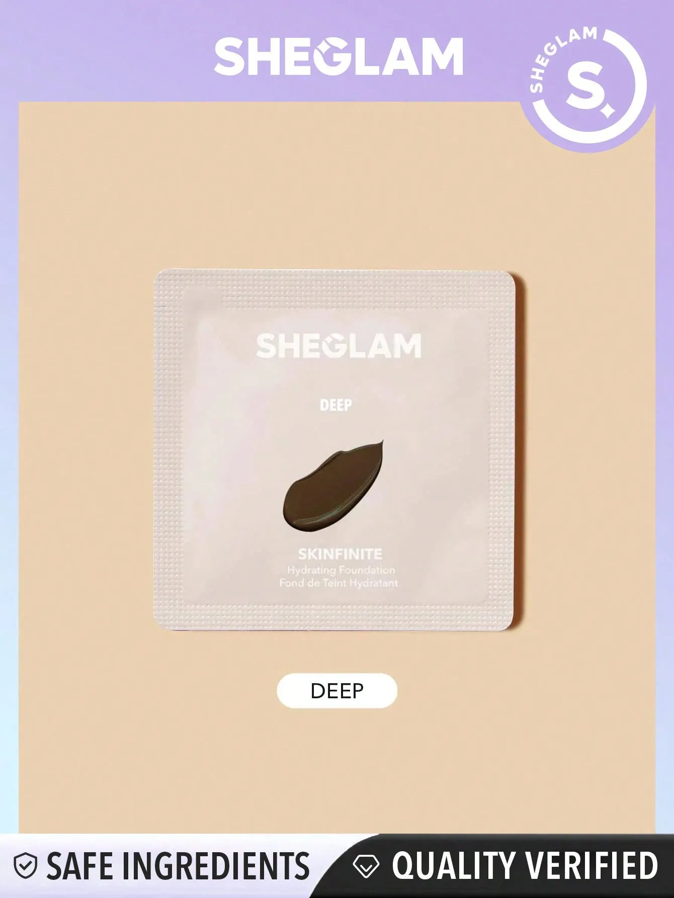 SHEGLAM Skinfinite Hydrating Foundation Sample Fair Flawless Dewy Foundation Hydrating Coverage Invisible Pore Concealer Poreless Non Greasy Lightweight Natural Soft Liquid Foundation