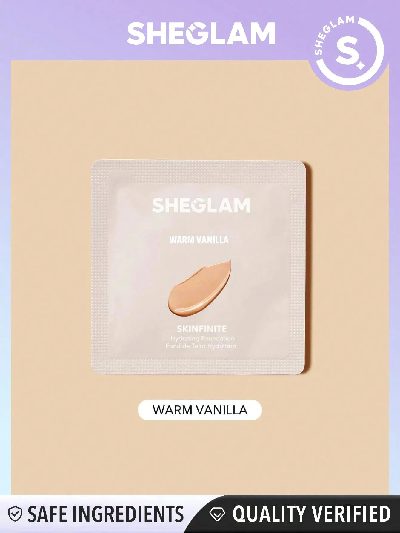 SHEGLAM Skinfinite Hydrating Foundation Sample Fair Flawless Dewy Foundation Hydrating Coverage Invisible Pore Concealer Poreless Non Greasy Lightweight Natural Soft Liquid Foundation