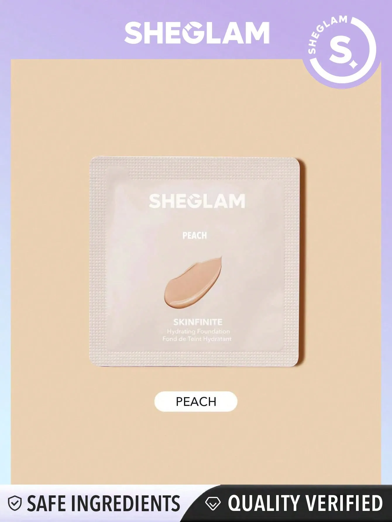 SHEGLAM Skinfinite Hydrating Foundation Sample Fair Flawless Dewy Foundation Hydrating Coverage Invisible Pore Concealer Poreless Non Greasy Lightweight Natural Soft Liquid Foundation