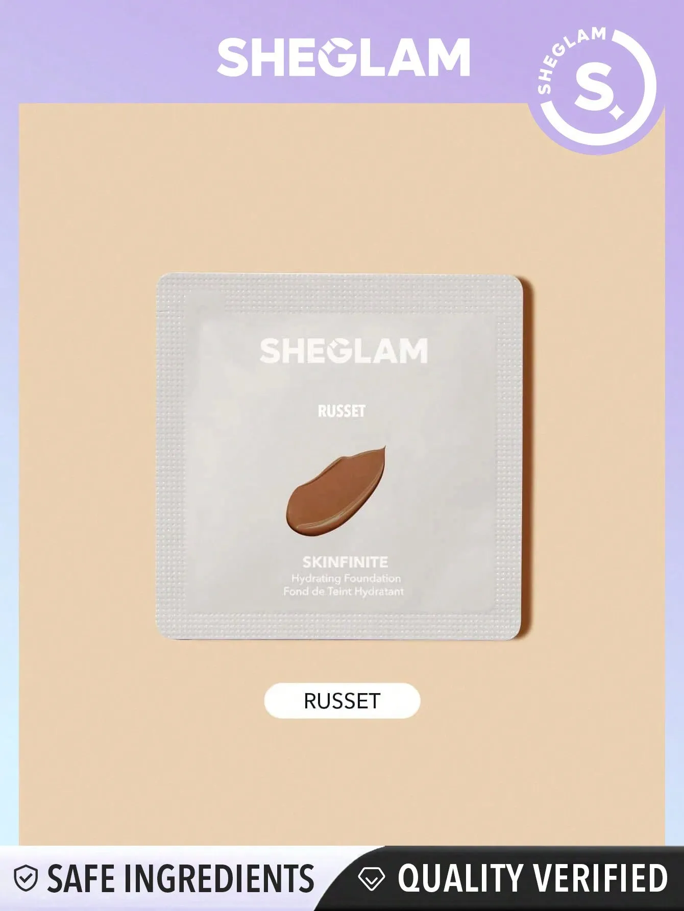 SHEGLAM Skinfinite Hydrating Foundation Sample Fair Flawless Dewy Foundation Hydrating Coverage Invisible Pore Concealer Poreless Non Greasy Lightweight Natural Soft Liquid Foundation