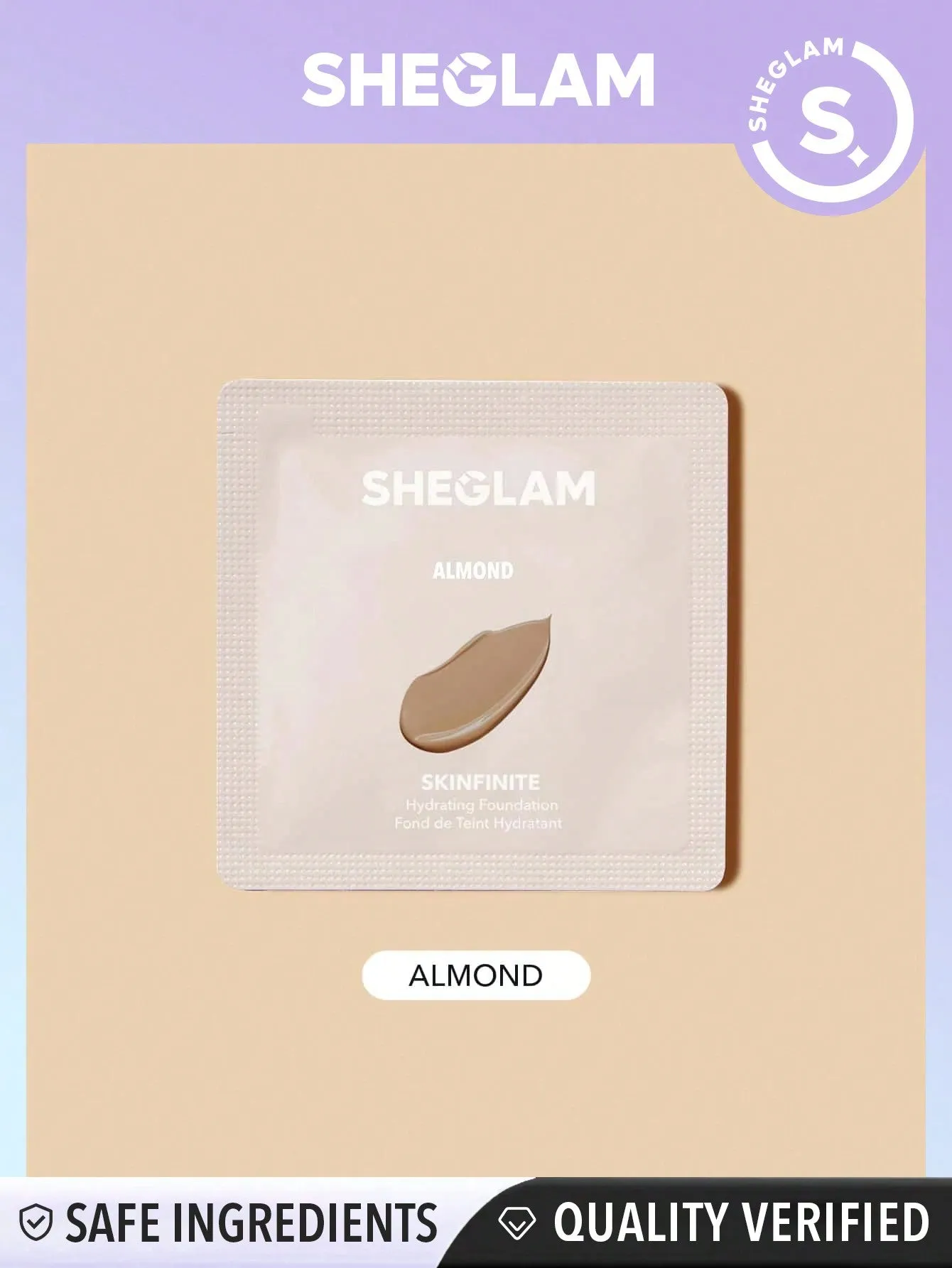 SHEGLAM Skinfinite Hydrating Foundation Sample Fair Flawless Dewy Foundation Hydrating Coverage Invisible Pore Concealer Poreless Non Greasy Lightweight Natural Soft Liquid Foundation