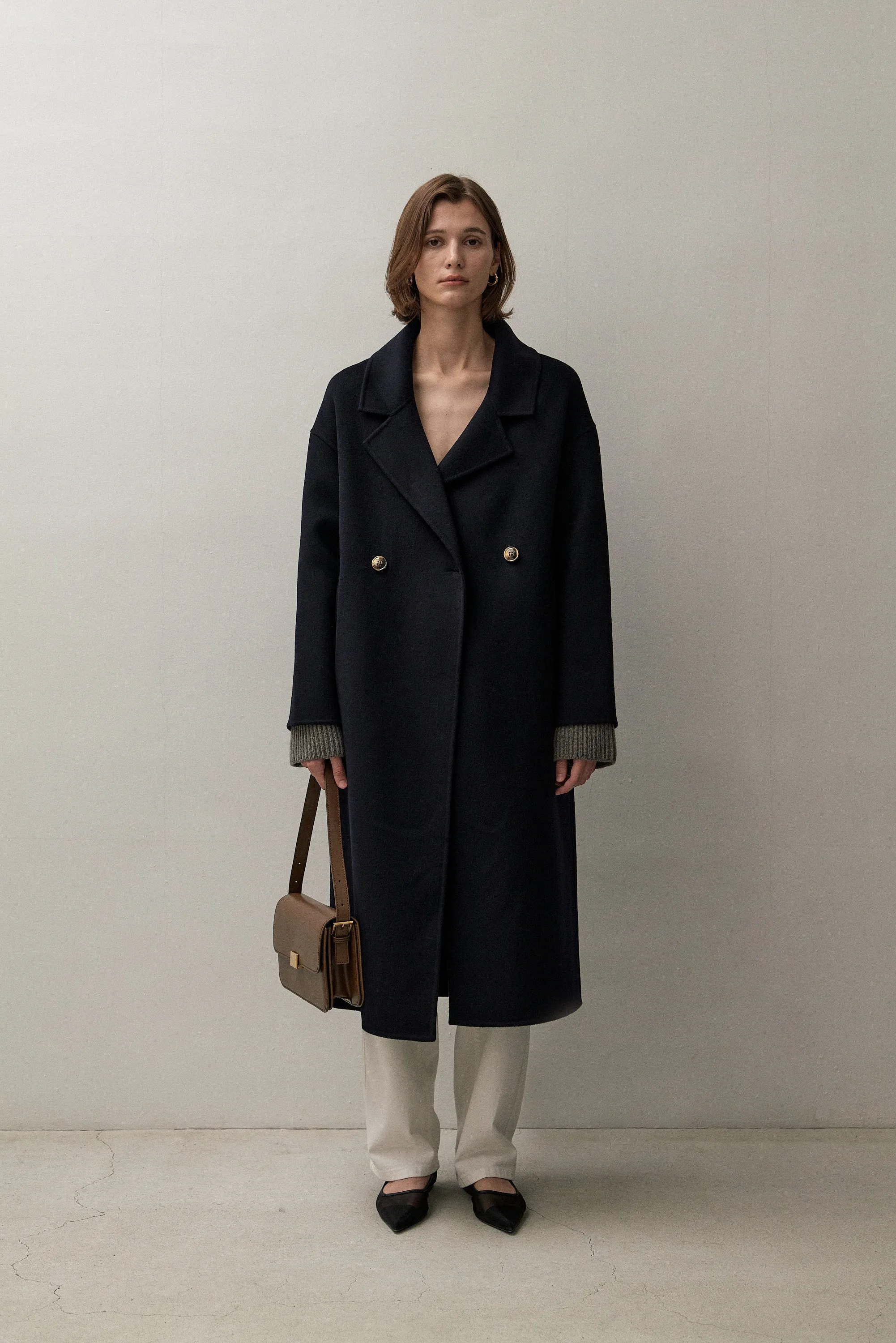 THE LONDON COAT - NAVY